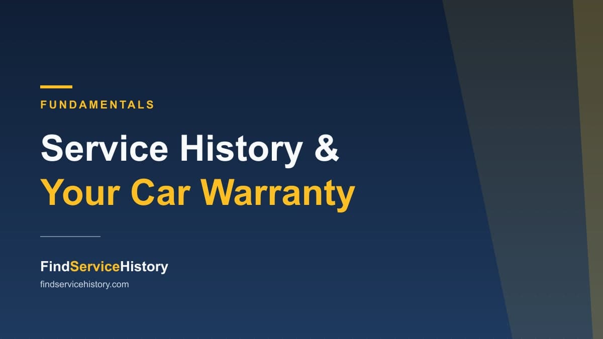 A car owner reviewing warranty paperwork at a dealership