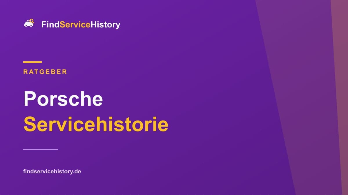 Porsche Servicehistorie: So prüfen Sie das Scheckheft online